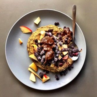 Vegane Low Carb Protein Pancakes - vegane Eiweisspfannkuchen