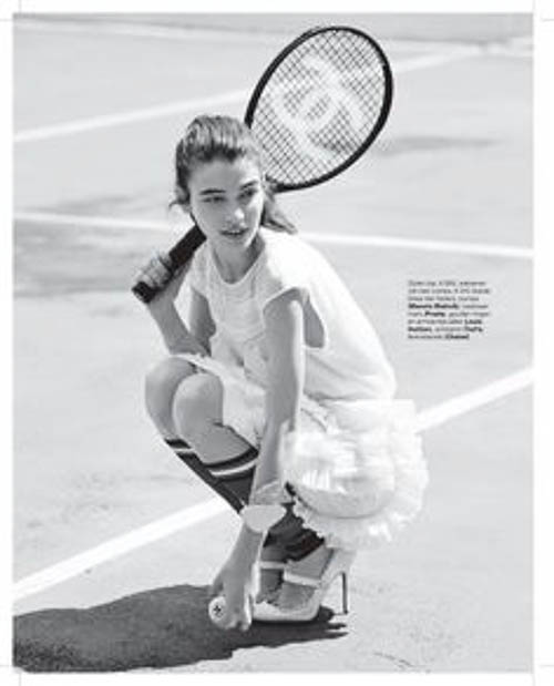 Chanel Sportswear - visual optimism; fashion editorials, shows, campaigns &amp; more!: wat 'n match: iulia cirstea by hans van brakel for marie claire netherlands august 2014