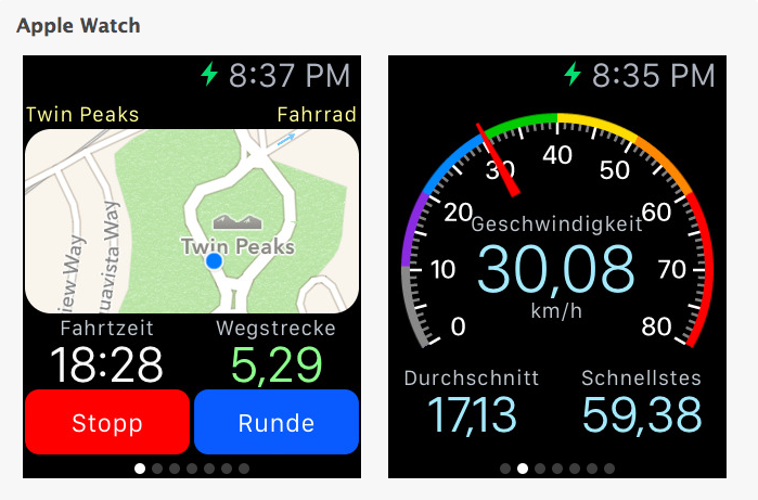 Apple Watch Apps für die Fitness, Joggen, Fahrradfahren und das Workout