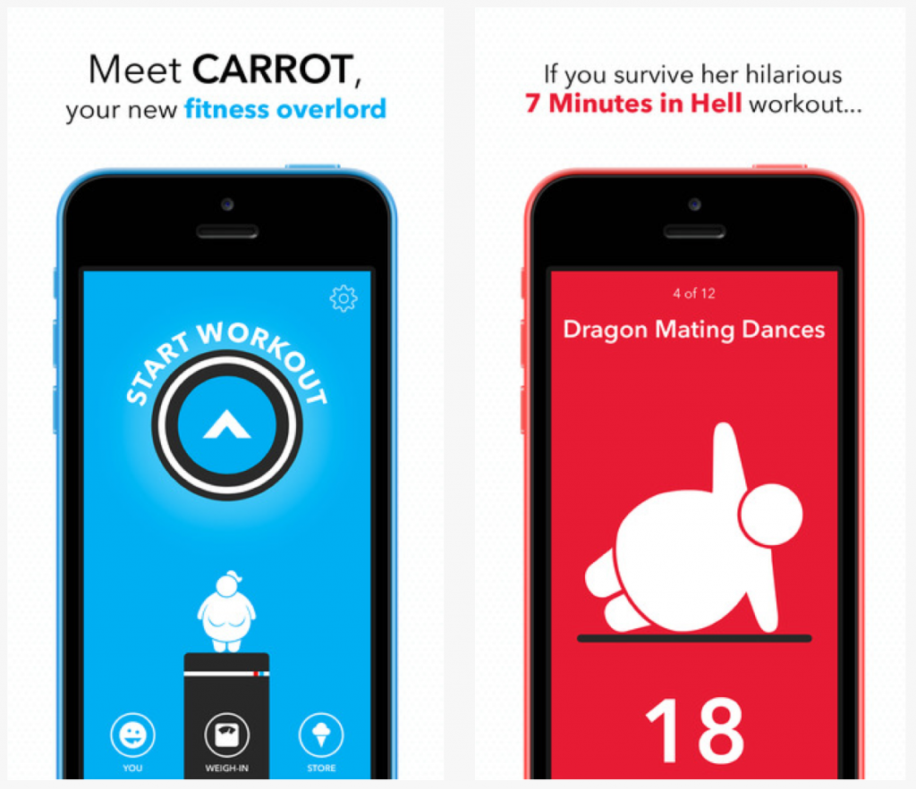 Fitness Apps: CARROT fit