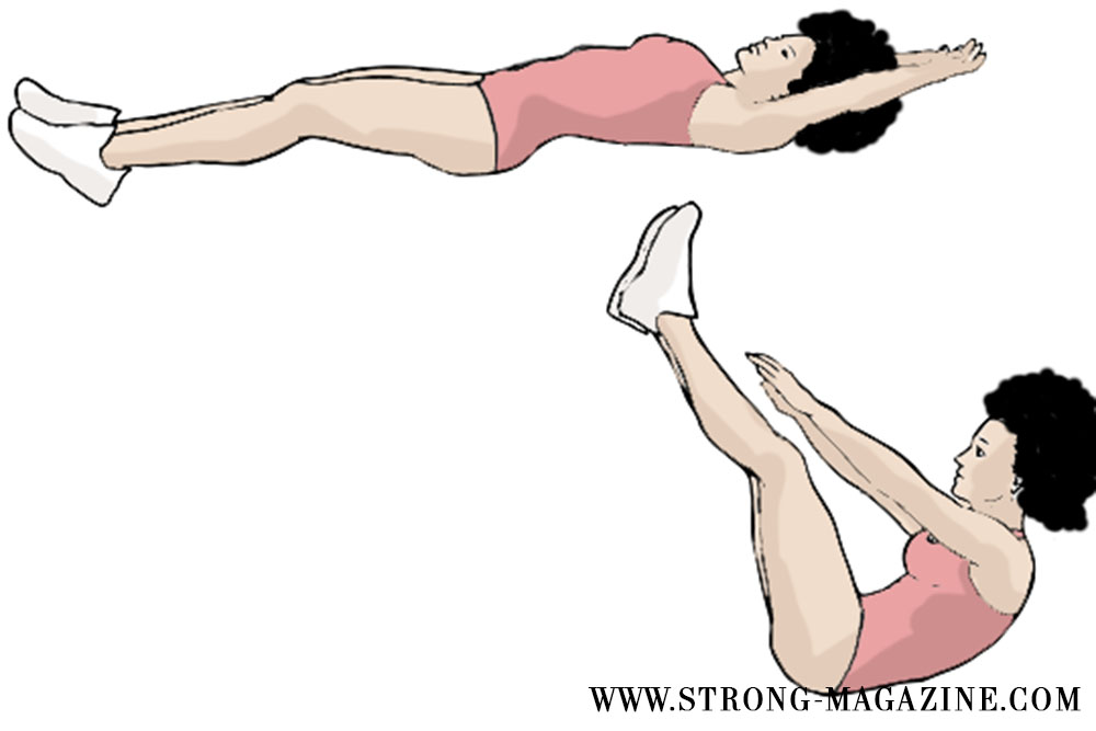 Jacknife Sit Ups - eine Erweiterung des klassischen Sit-Ups