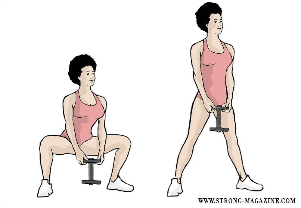 Übung gegen Cellulite: Plié Squat für die Oberschenkelinnenseite