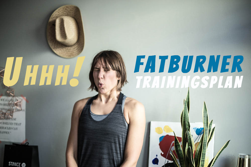 Fatburner Supersatz Trainingsplan für Frauen mit Fokus auf Bauch, Beine, Po und Trizeps