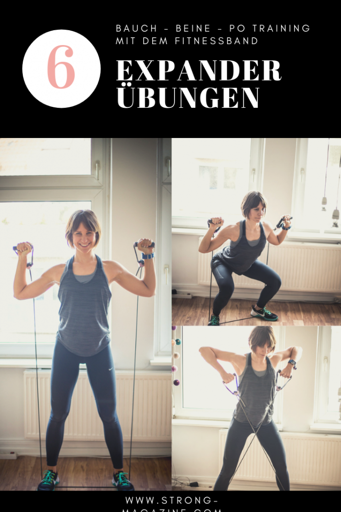 Expander Übungen Workout mit dem Fitnessband