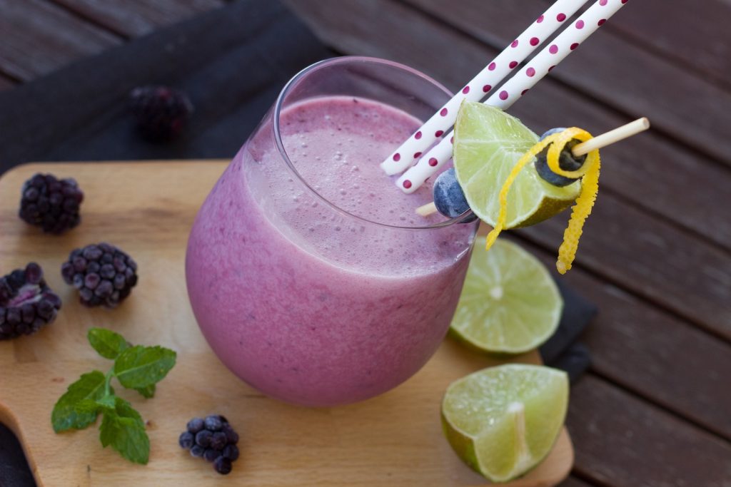 Beeren Smoothie zum Abnehmen