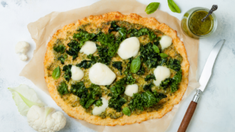 Low Carb Pizza Rezept Blumenkohl Pizza