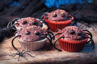 Halloween cupcakes for Halloween party - Low Carb Rezepte