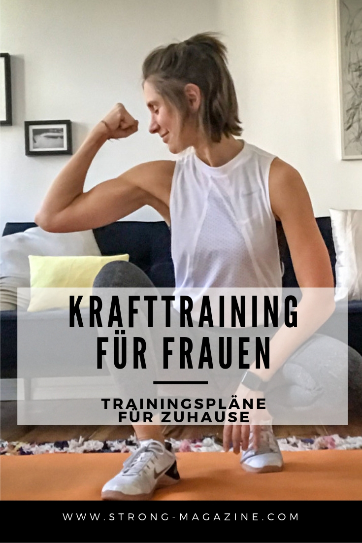Krafttraining für Frauen - TRAININGSPLÄNE für das Fitnessstudio und Zuhause