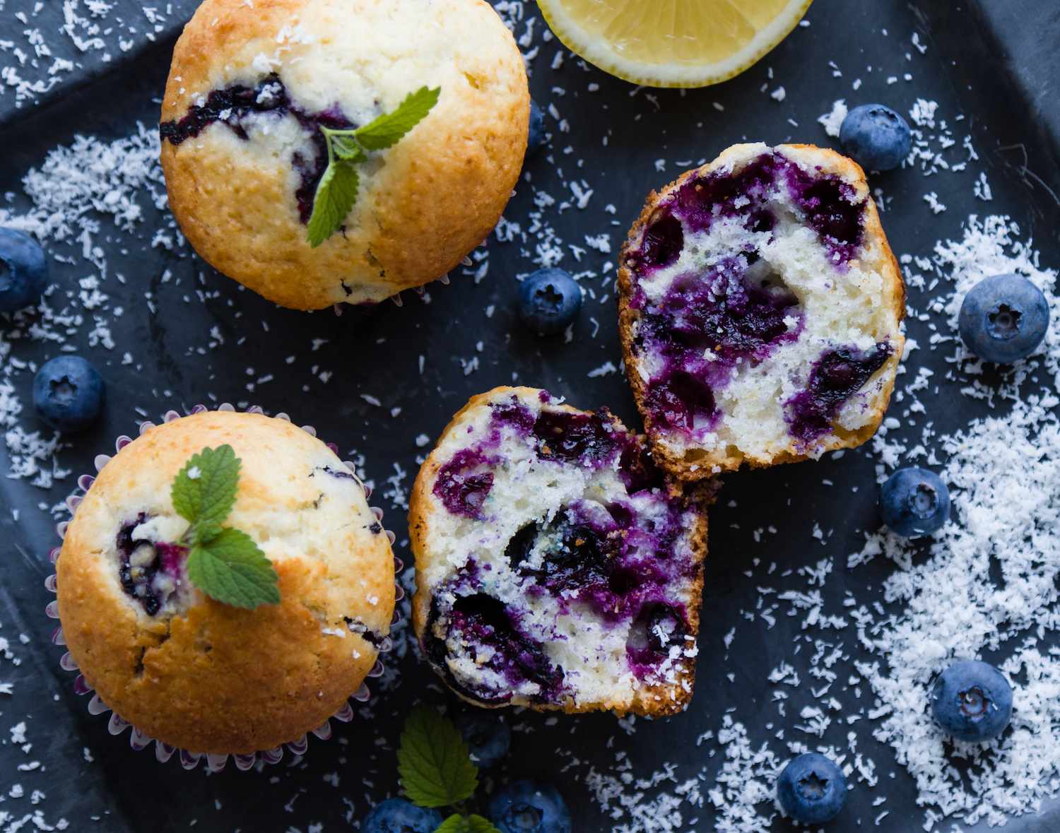 keto blueberry muffins Rezept für ketogene Blaubeer Muffins