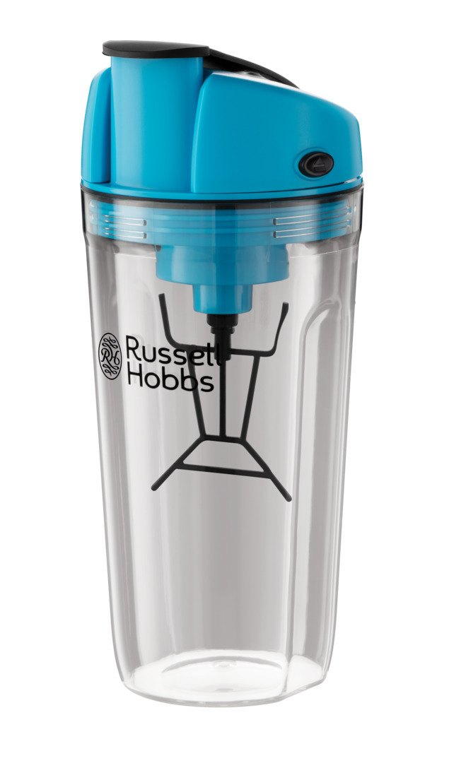 Der InstaMixer von Russell Hobbs ist ein elektrischer Sports Drink Mixer der via USB aufgeladen wird und Protein Shakes richtig schön cremig mixt