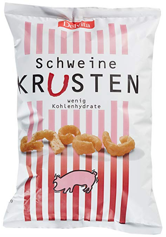 Schweine Krusten Chips sind eine perfekte ketogene Snackalternative zu Crackern und normalen Chips