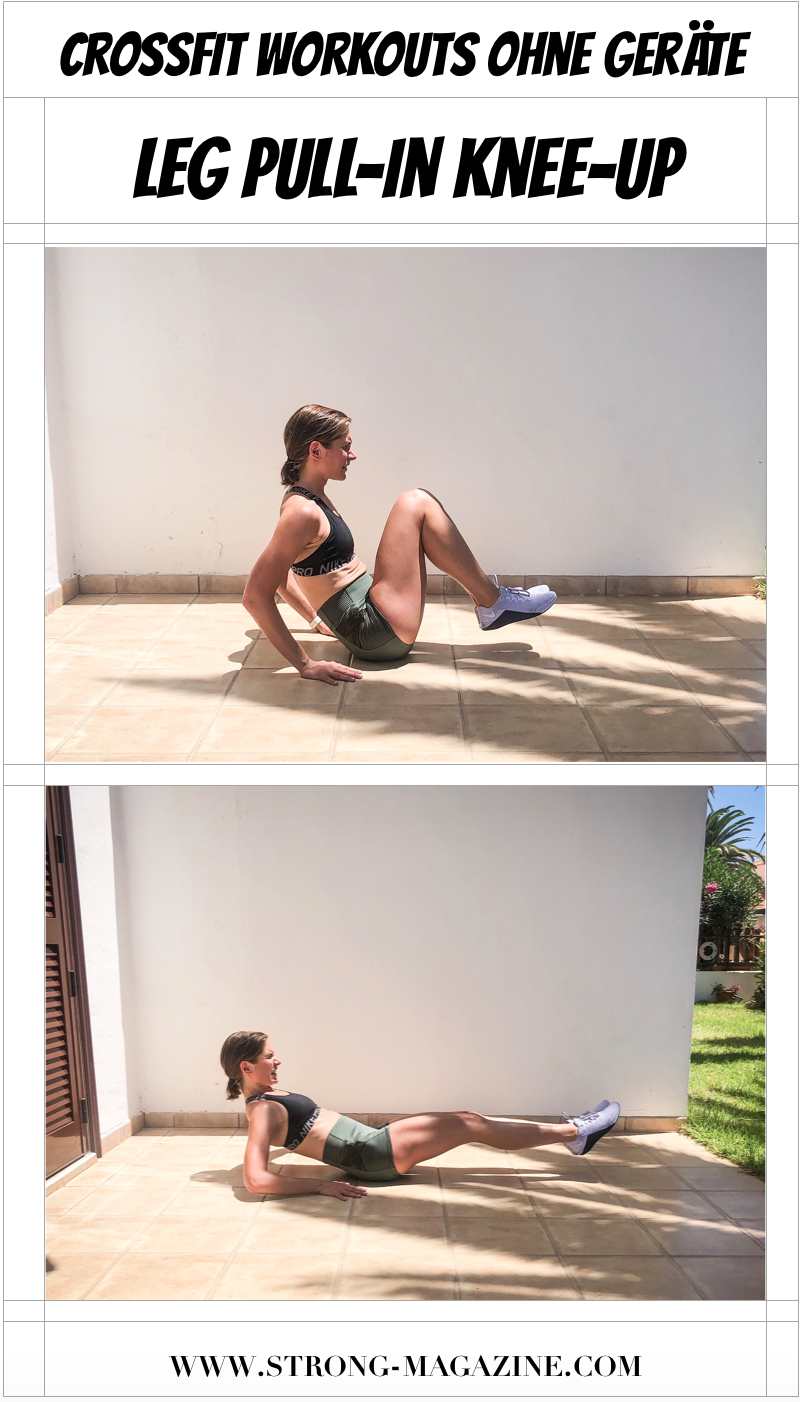 Leg Pull-In Knee Up - CrossFit Übung für den Bauch