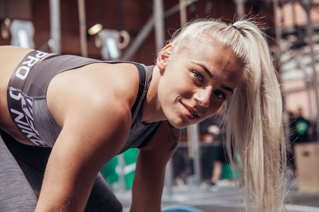 Nike CrossFit Athlete Solveig Sigurdardottir auf dem Berlin Throwdown 2019