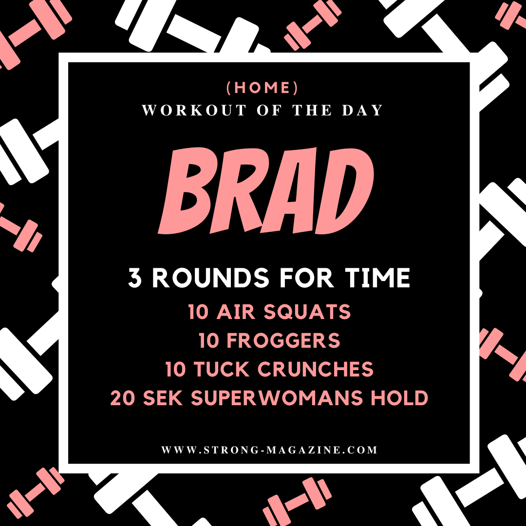 STRONG CrossFit Workout für Zuhause - BRAD