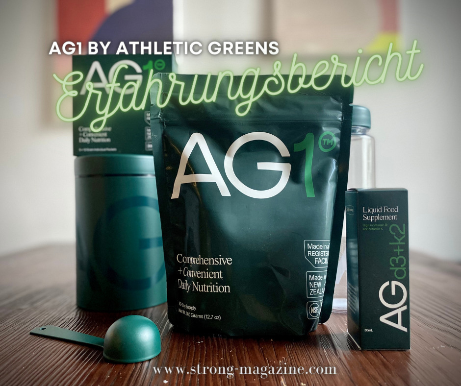 AG1 by Athletic Greens Erfahrungsbericht - Review deutsch