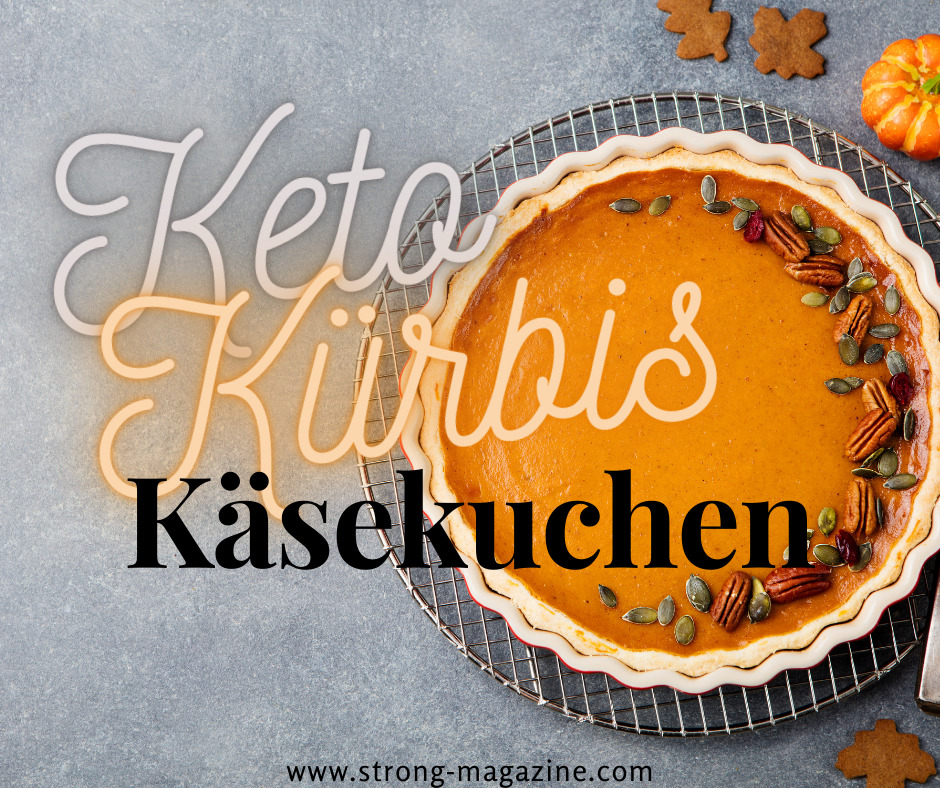 Keto Kürbis-Käsekuchen Rezept ohne Backen