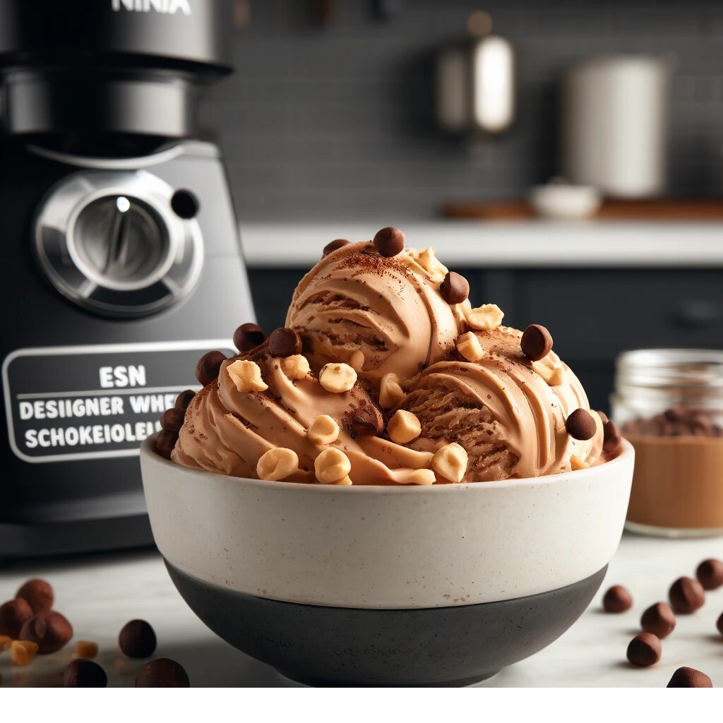 NINJA CREAMI Protein Eis Rezepte - Schokolade Erdnussbutter