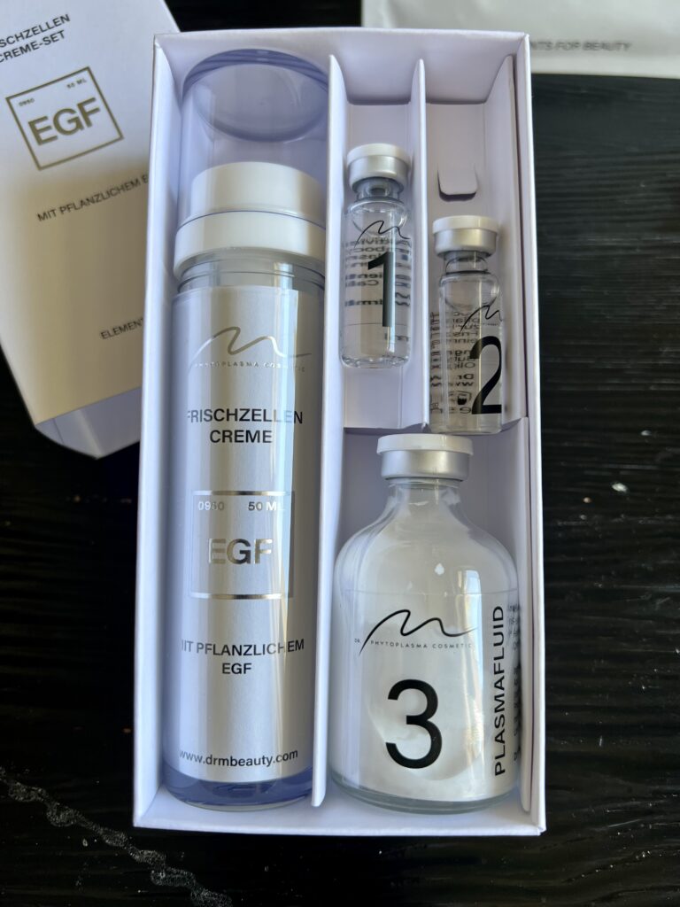 Das EFG Creme Set im Test - die Frischzellencreme mit EFG von Dr. M. Phytoplasma Cosmetic im Testbericht